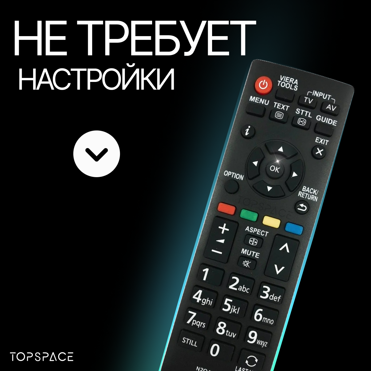 Универсальный пульт для телевизоров Panasonic. Подходит для Всех LCD LED TV.