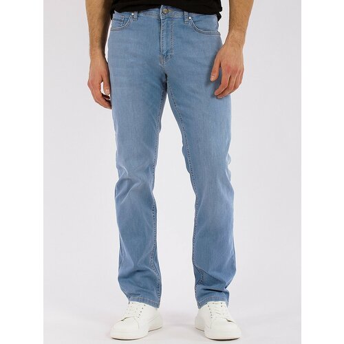 Джинсы классические Dairos, размер 32/32, голубой джинсы dairos размер 32 32 голубой