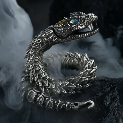 браслет цепочка дракон браслет дракон 1 шт размер 20 см размер xl серебристый Браслет