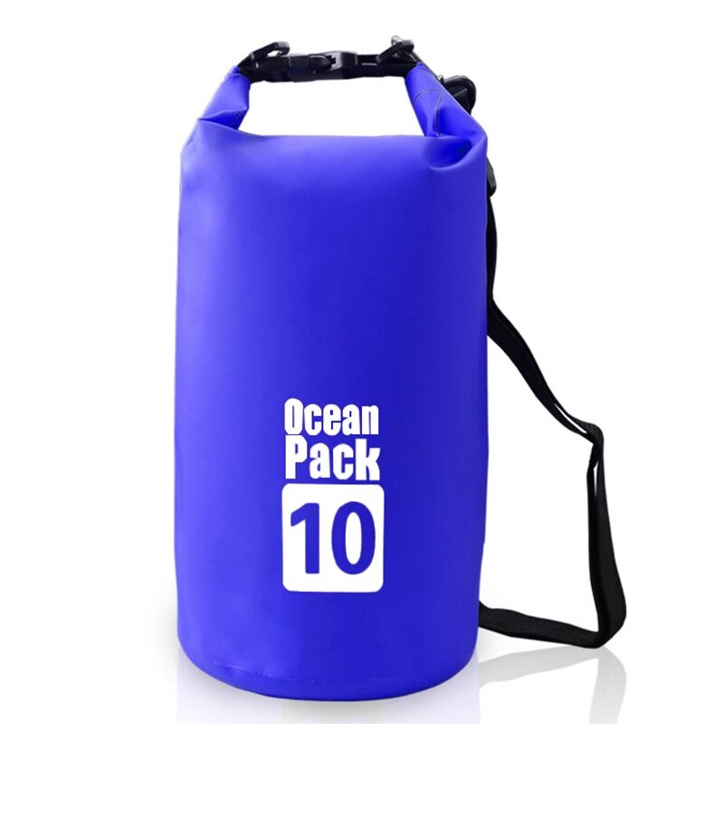 Герморюкзак OCEAN PACK, 10л, В50*Ш30см, ПВХ, цв. синий