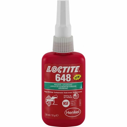 Высокотемпературный быстроотверждаемый вал-втулочный фиксатор LOCTITE 648 13459₽