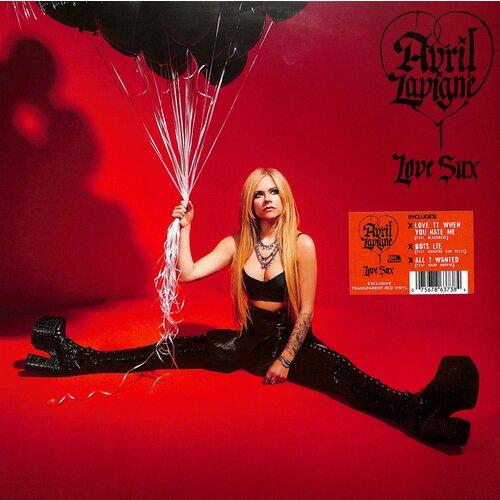 Avril Lavigne – Love Sux (Red Translucent Vinyl) avril lavigne avril lavigne love sux colour