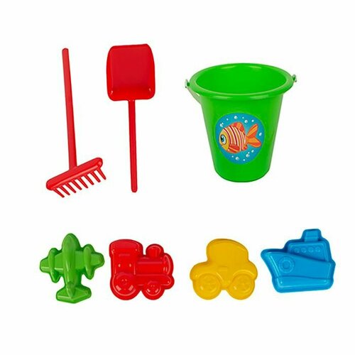 Песочный набор мультяшка Едем Едем У1006 520₽