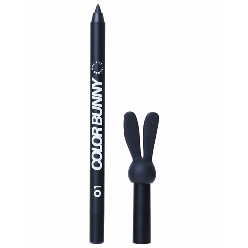 Карандаш для глаз Love Generation гелевый Color Bunny, тон 01 черный карандаш гелевый для глаз love generation gel eye pencil color bunny 1 3 гр