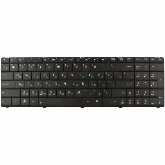 Клавиатура для ноутбука LP для Asus K52 N50 N50V (чёрная)