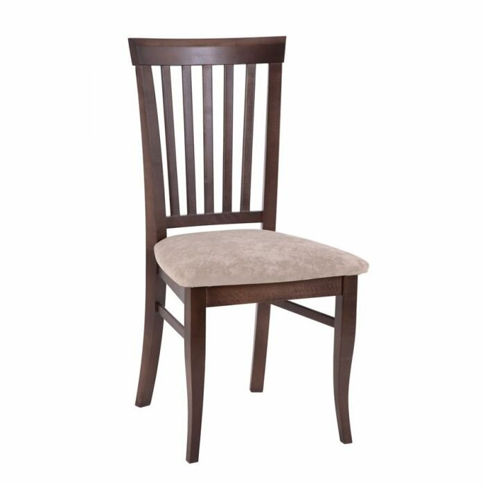 Стул полумягкий Лотос (Темный орех/ткань Опера беж)
