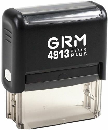 GRM 40 (4913) plus Автоматическая оснастка для штампа (59 х 23 мм.) Чёрный