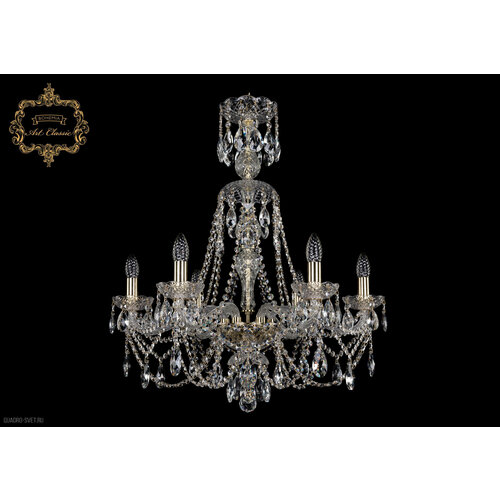 Хрустальная подвесная люстра Bohemia Art Classic 11.21.6.220. XL-74. Gd. Sp