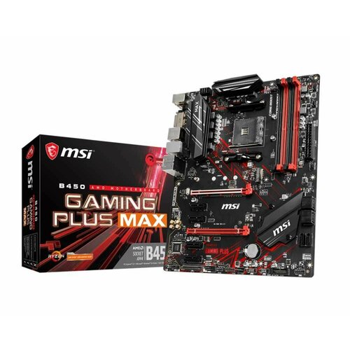 Материнская плата MSI B450 GAMING PLUS MAX Soc-AM4 AMD B450 4xDDR4 ATX AC97 8ch71 GbLAN RAIDDVIHDMI 1361400₽