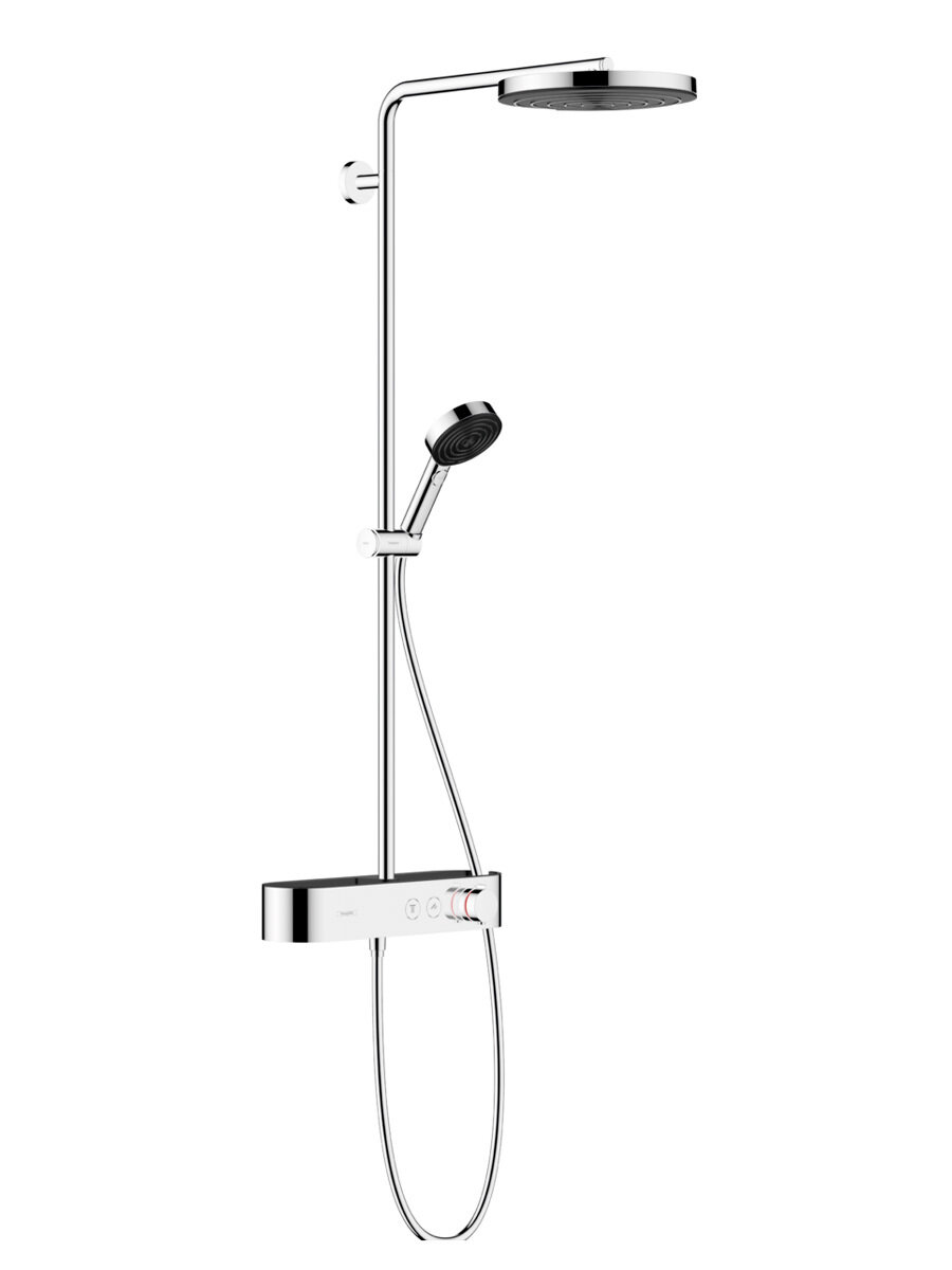 Душевая система для душа, с термостатом, 260/105 мм, Hansgrohe Pulsify 24220000