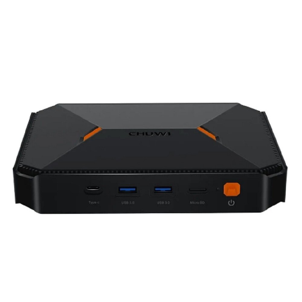 Chuwi Компьютер Chuwi HeroBox Nettop CWI527H Black {Intel Processor N100 (0.8Ghz)/8Gb/256Gb SSD/W11H}