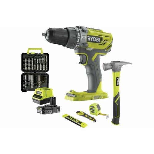 Ударная дрель-шуруповерт Ryobi 18В R18PD3-120TAH 26490₽