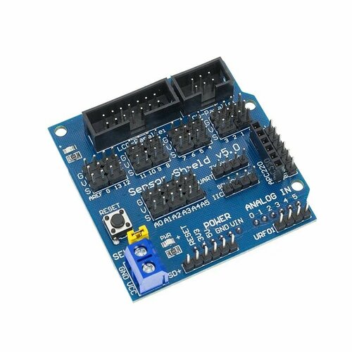 Модуль Sensor Shield V5.0 Плата расширения для Arduino Uno