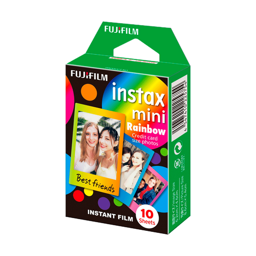 Картридж Fujifilm для фотоаппаратов Instax Mini с пленкой Rainbow 10 кадров 800 ISO