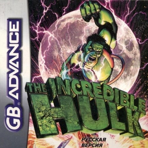 The Incredible Hulk игра для игровой приставки GBA 739₽