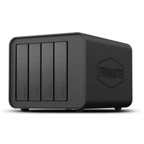 Система хранения данных TerraMaster F4-424 Pro tower NAS 8C 38Ghz32GbTRAID JBOD RAID011056up to 4 HS SATA35 or 252xM2 2280 NVMe2xUSB32 HDMI2x25GbE RJ-45iSCSI1xPS1YW F4-424 Pro 84046₽