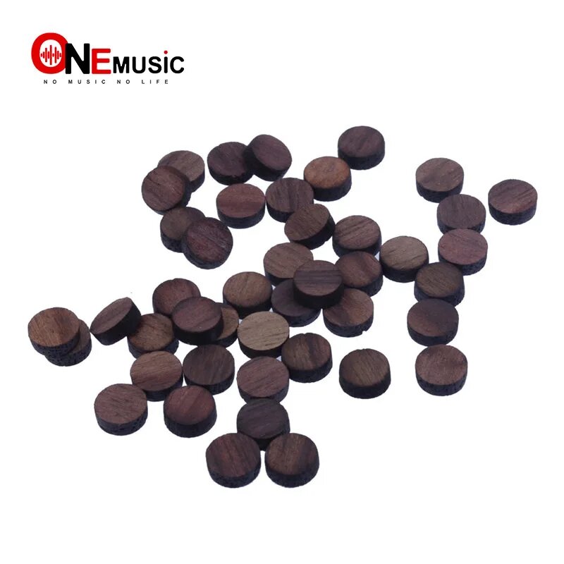 Маркеры для грифа гитары GETMUSIC MU1002 rosewood 6x2 мм
