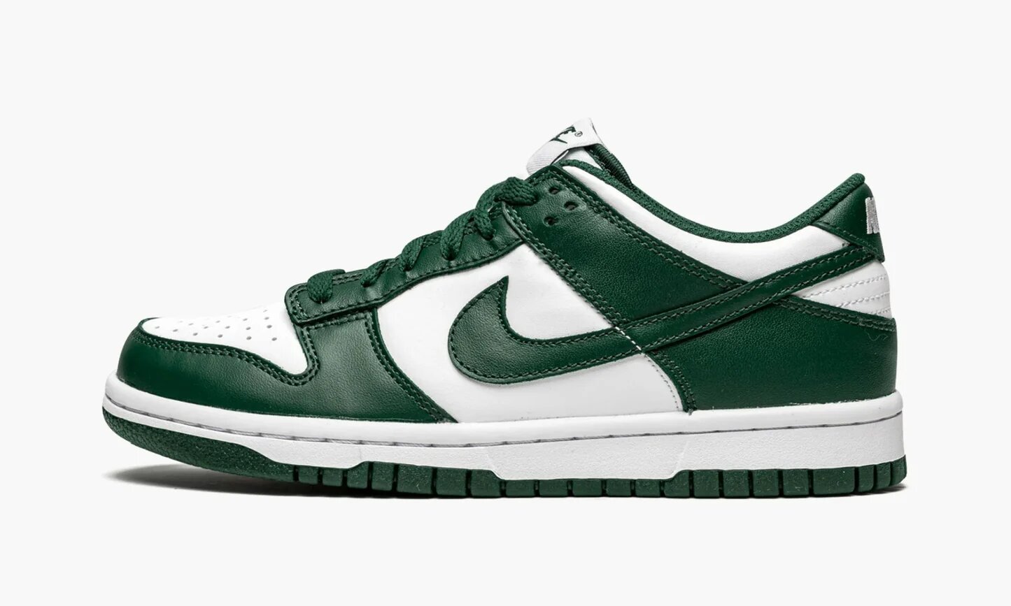 Кеды NIKE Dunk Low, размер 40, зелeный