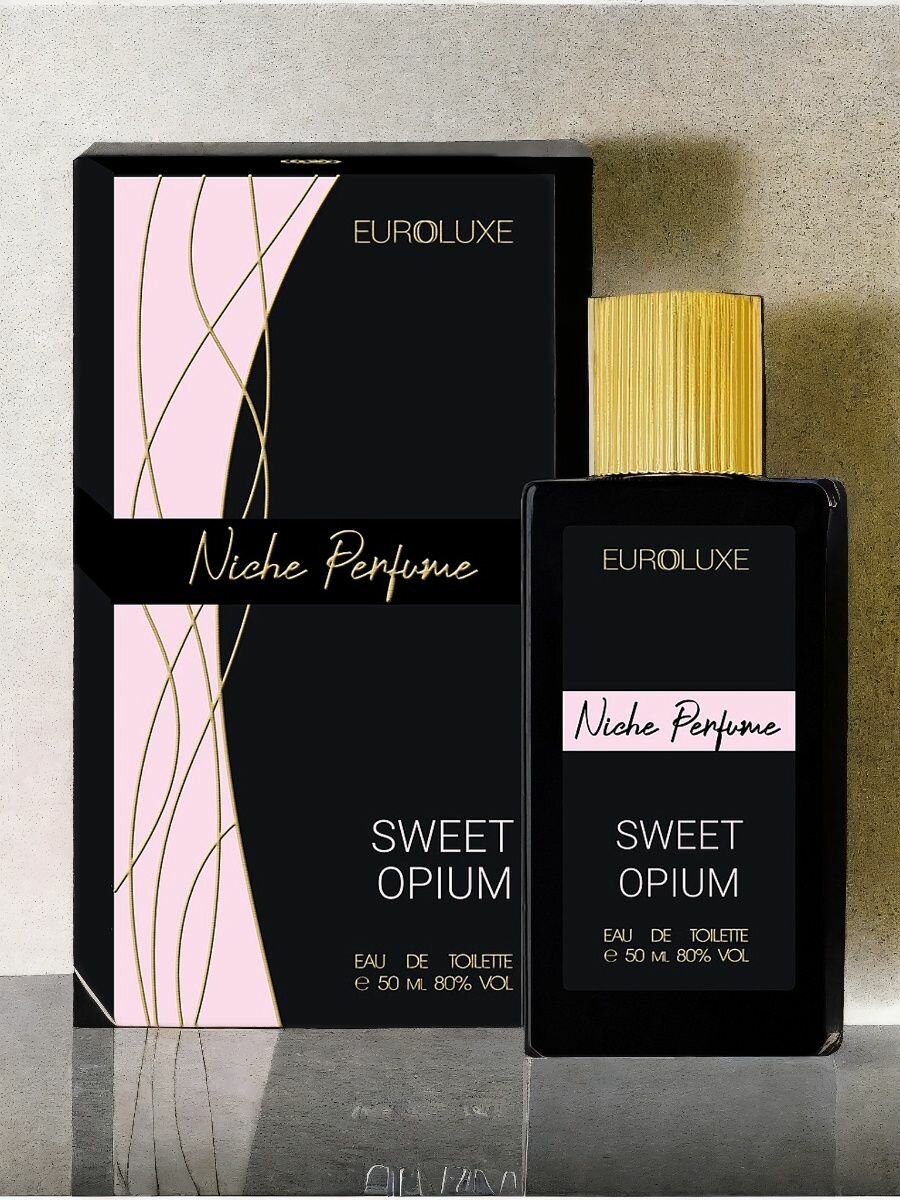 Туалетная вода Euroluxe Sweet Opium  50мл  гурманская  цветочная