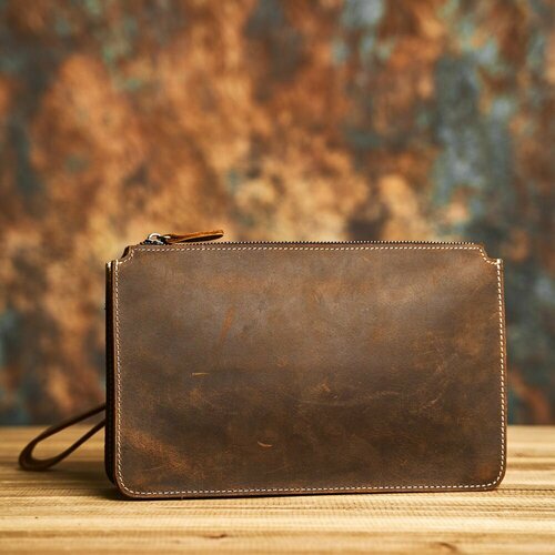 Сумка клатч NASVA, светло-коричневый