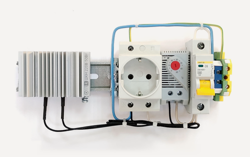 Изображение товара Комплект автоматики для термошкафа с подогревом 50Вт
