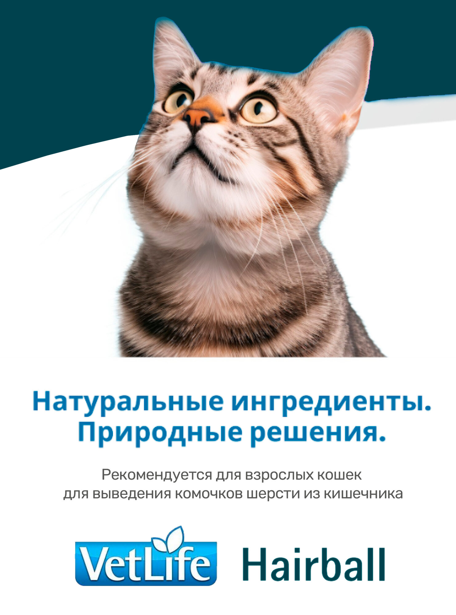 Сухой корм Farmina Vet Life Hairball, для выведения комочков шерсти из кишечника кошек, курица, 10 кг — фото 1