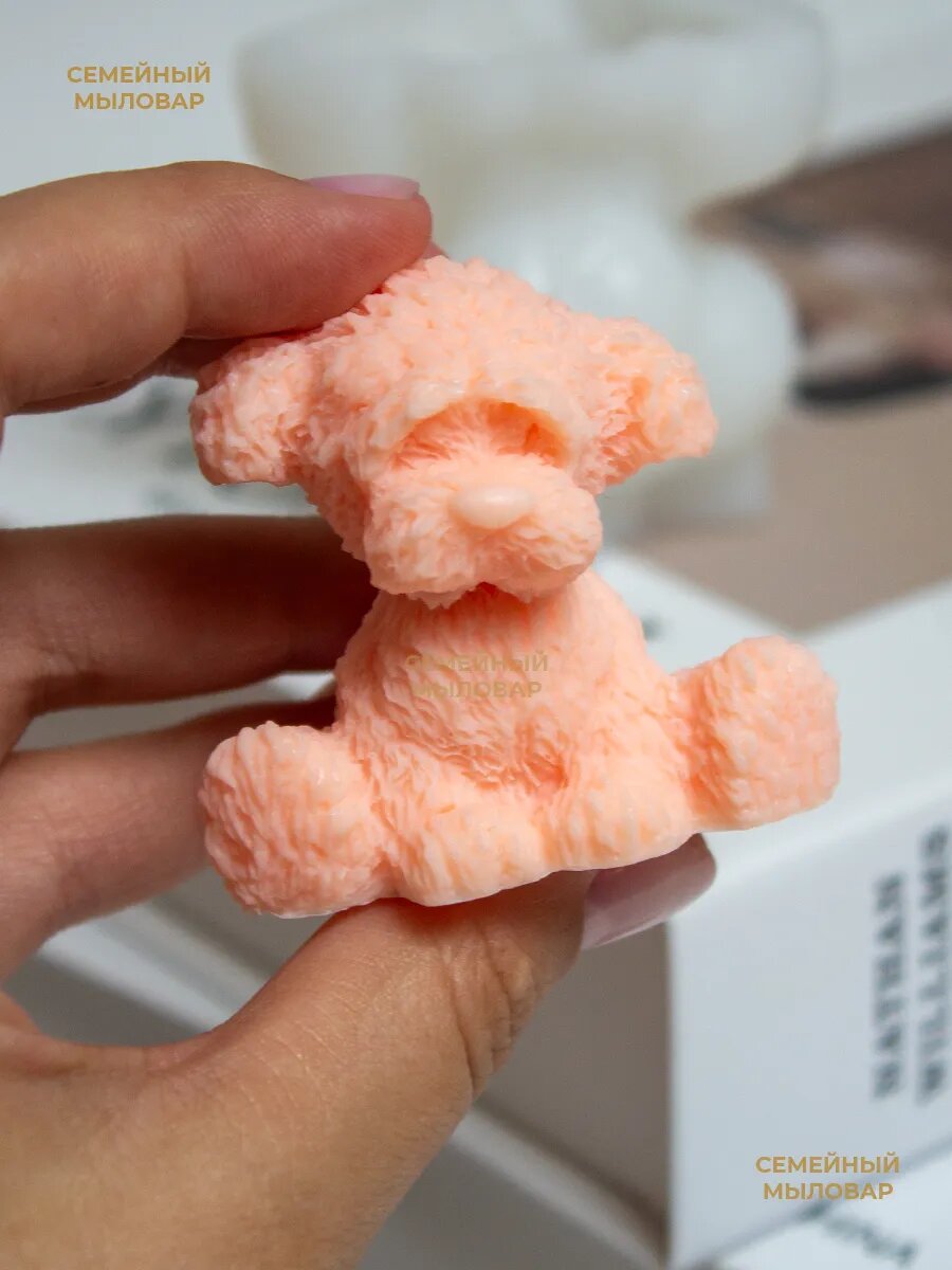 Силиконовый молд для свечей и мыла / Собака — фото 1