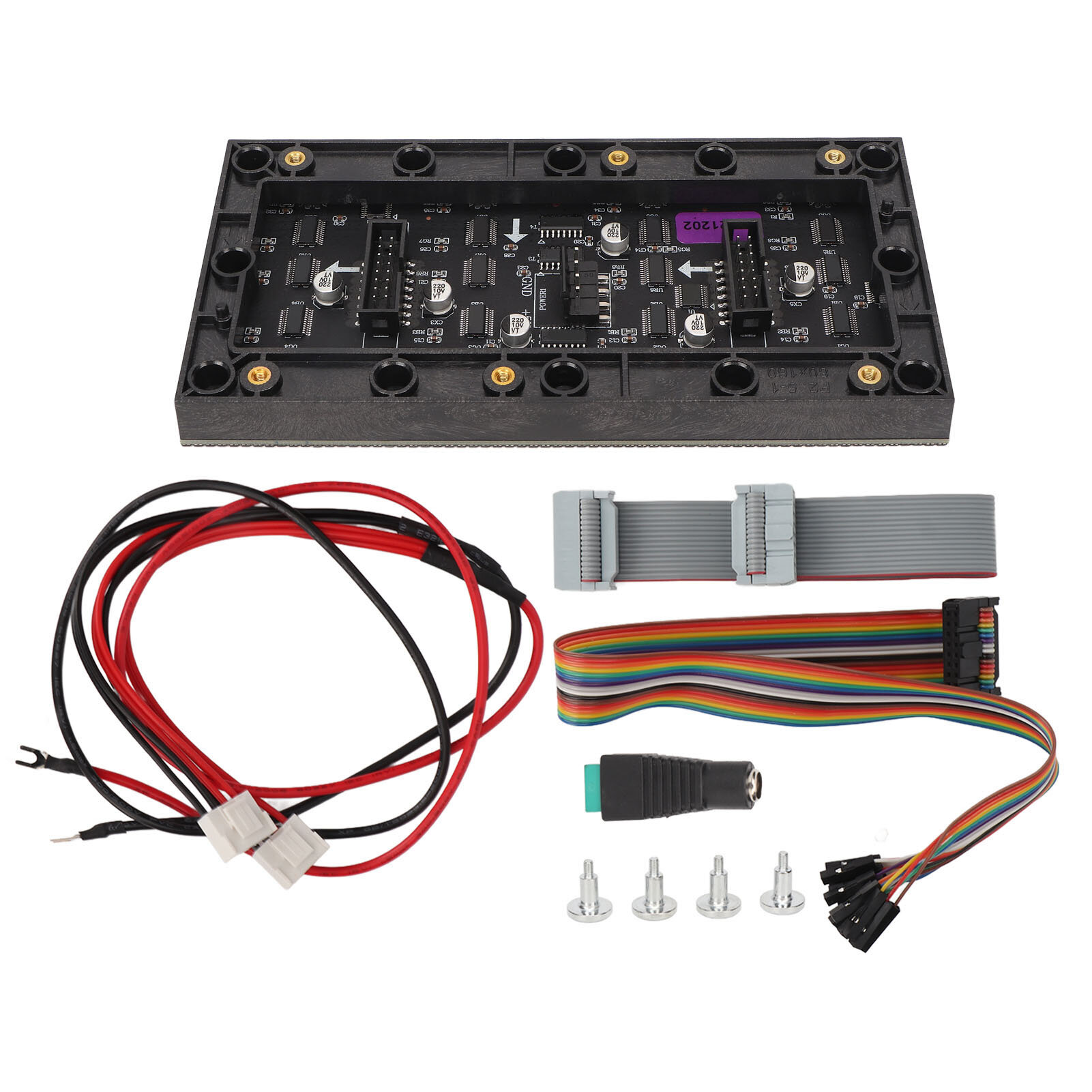 64x32 RGB светодиодная матричная панель с шагом 2,5 мм, 6,3" x 3,1" цифровой светодиодный модуль с регулируемой яркостью для контроллера дисплея