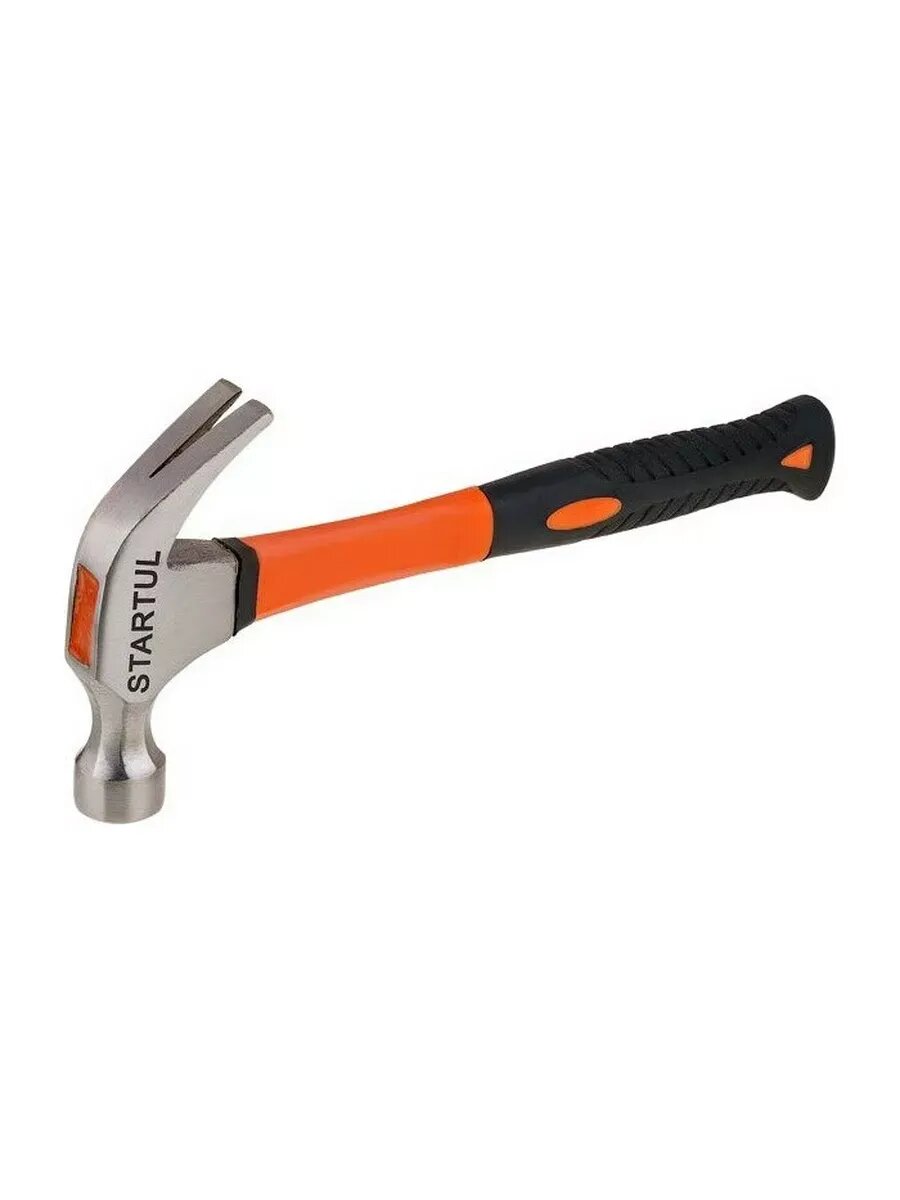 Молоток-гвоздодер 450г с магнитом, фиберглассовая рукоятка STARTUL "Master"(ST2002-01) — фото 1