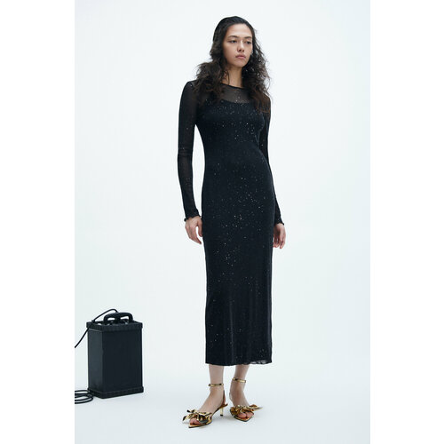 фото Платье befree woman mix&match, размер xs, черный