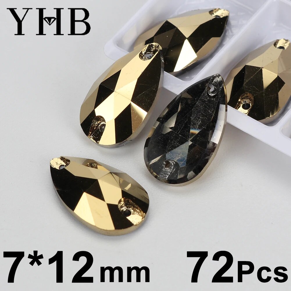Стразы стеклянные YHB Dorado Galactic Rolivi