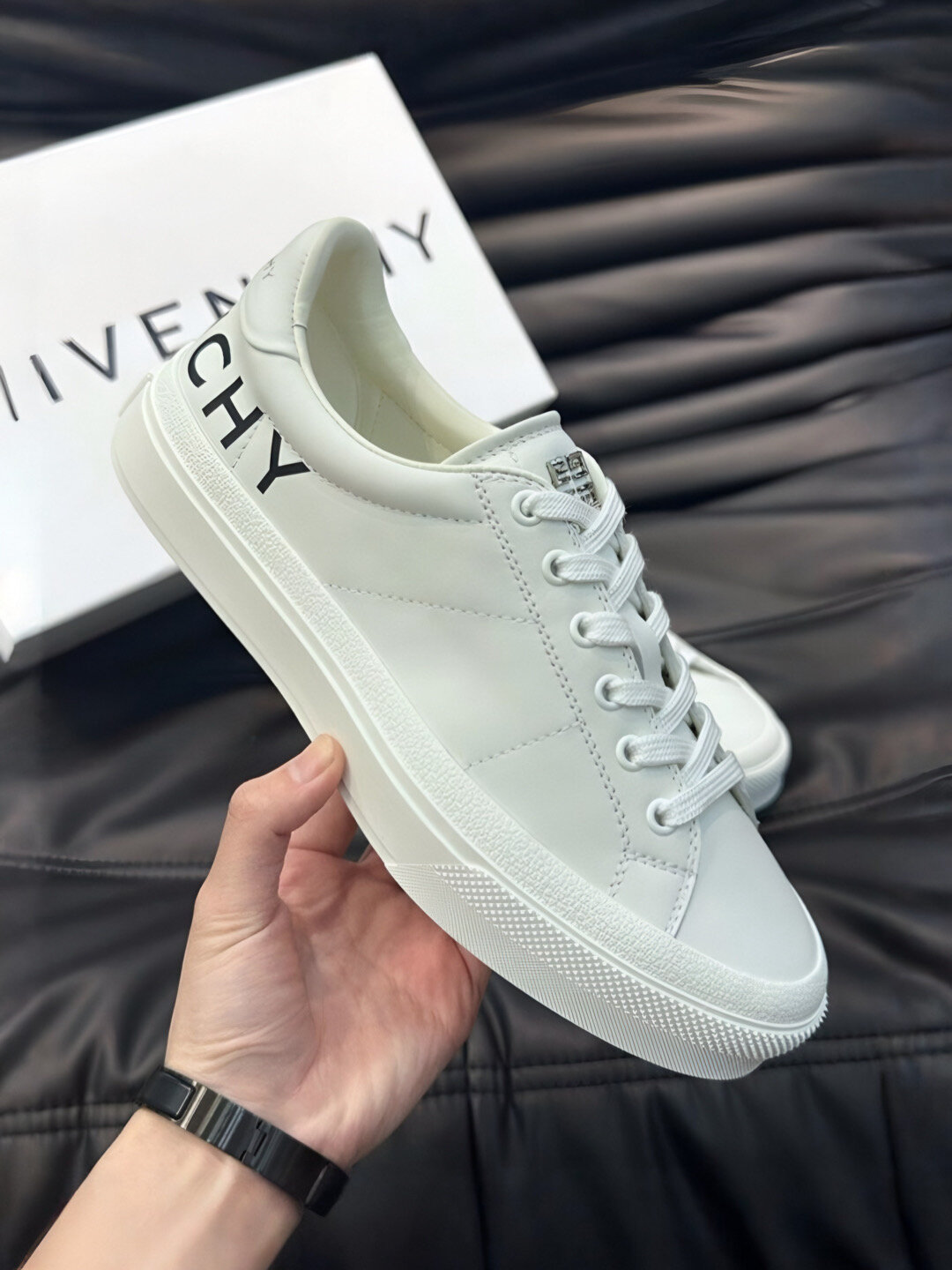 Кроссовки , размер 44, белоснежный белый — фото 1