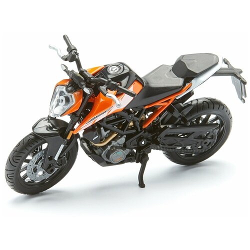 Bburago Мотоцикл масштабная модель KTM 250 Duke, 1:18, оранжевый конструктор мотоцикл ktm 250 duke