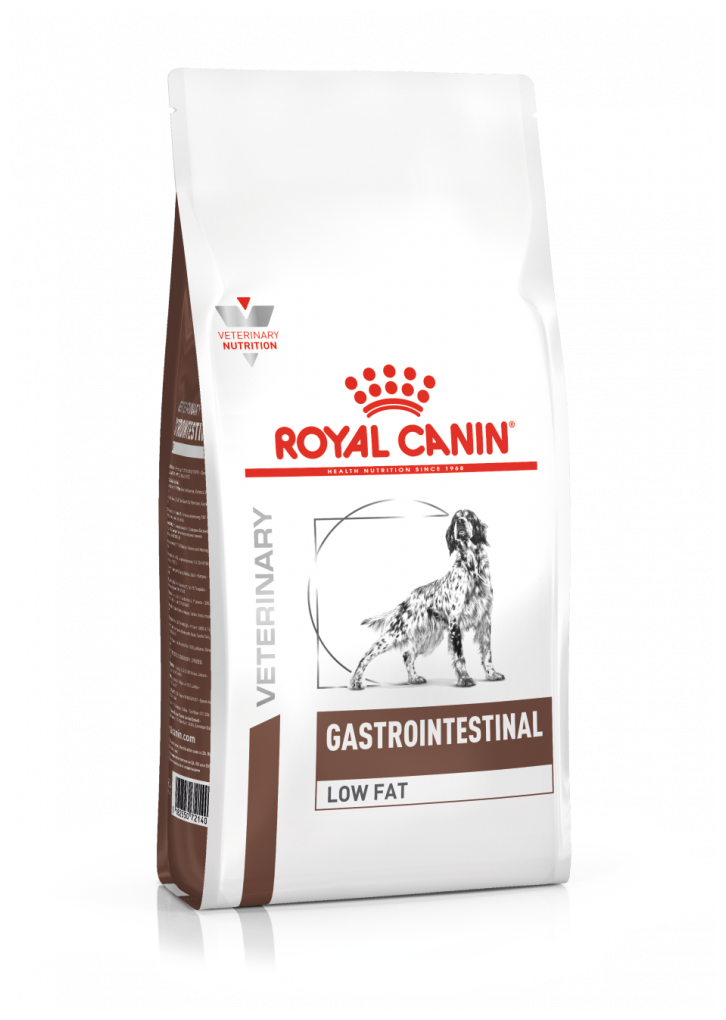 Royal Canin Gastro Intrstinal Low Fat диета для собак при нарушении пищеварения, остром панкреатите и гиперлипедемии 12 кг