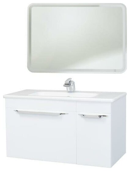 Комплект (гарнитур) Bellezza Мебель для ванной Bellezza Альдо 80 белая