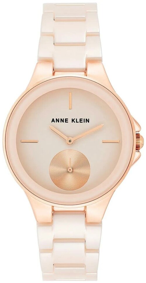 Наручные часы ANNE KLEIN Ceramica, розовый, бежевый