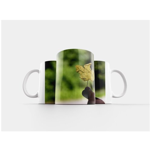 фото Кружка "рука, лист, хранить" 320 мл lotsprints