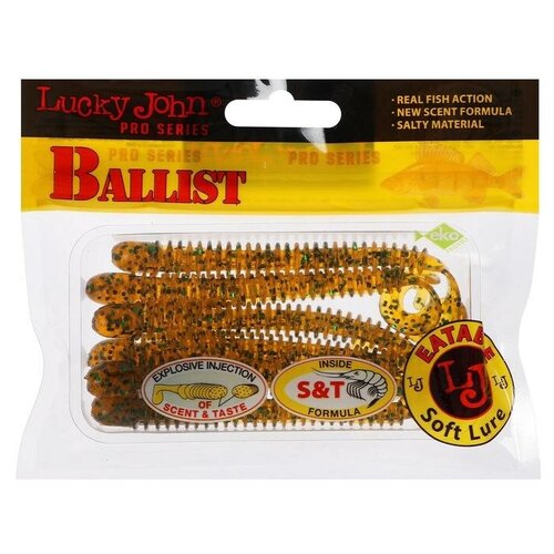 фото Твистер lj pro series ballist съедобный 10,2см pa19, (набор 6 шт) 6967758 lucky john