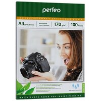 Фотобумага Perfeo A4 170 г/м2 матовая 100л (PF-MTA4-170/100)(M04)