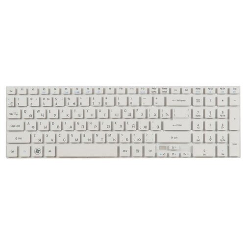 Клавиатура для ноутбука Acer белая без рамки гор Enter 106700₽