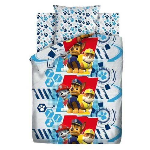 Щенячий патруль Детское постельное бельё 1,5 «Щенячий патруль» Щенки наготове, 143х215, 150х214, 70х70см