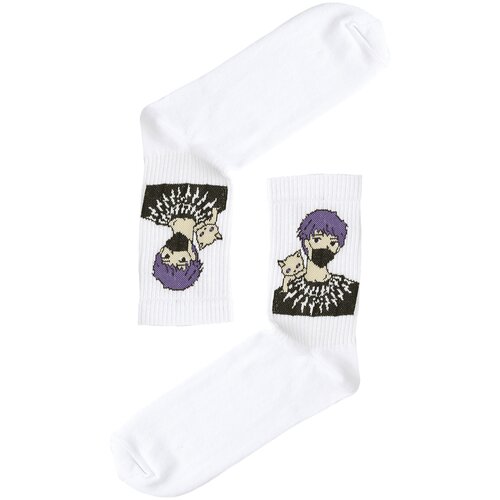 фото Носки cosmosocks pr89 аниме мальчик (котенком) 38-43р.