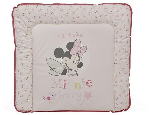 Доска пеленальная мягкая Polini Kids Disney baby Минни Маус Фея, 77х72, розовый
