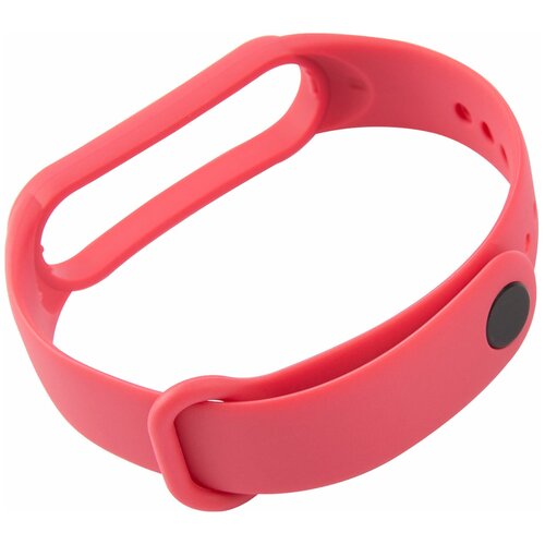 Aксессуар Ремешок для Xiaomi Mi Band 6 №33 Silicone Pink-Red