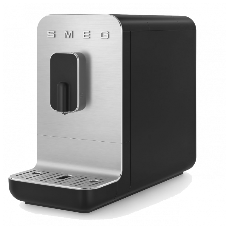 Автоматическая кофемашина, Стиль 50-х, Черный Smeg BCC01BLMEU - фотография № 1