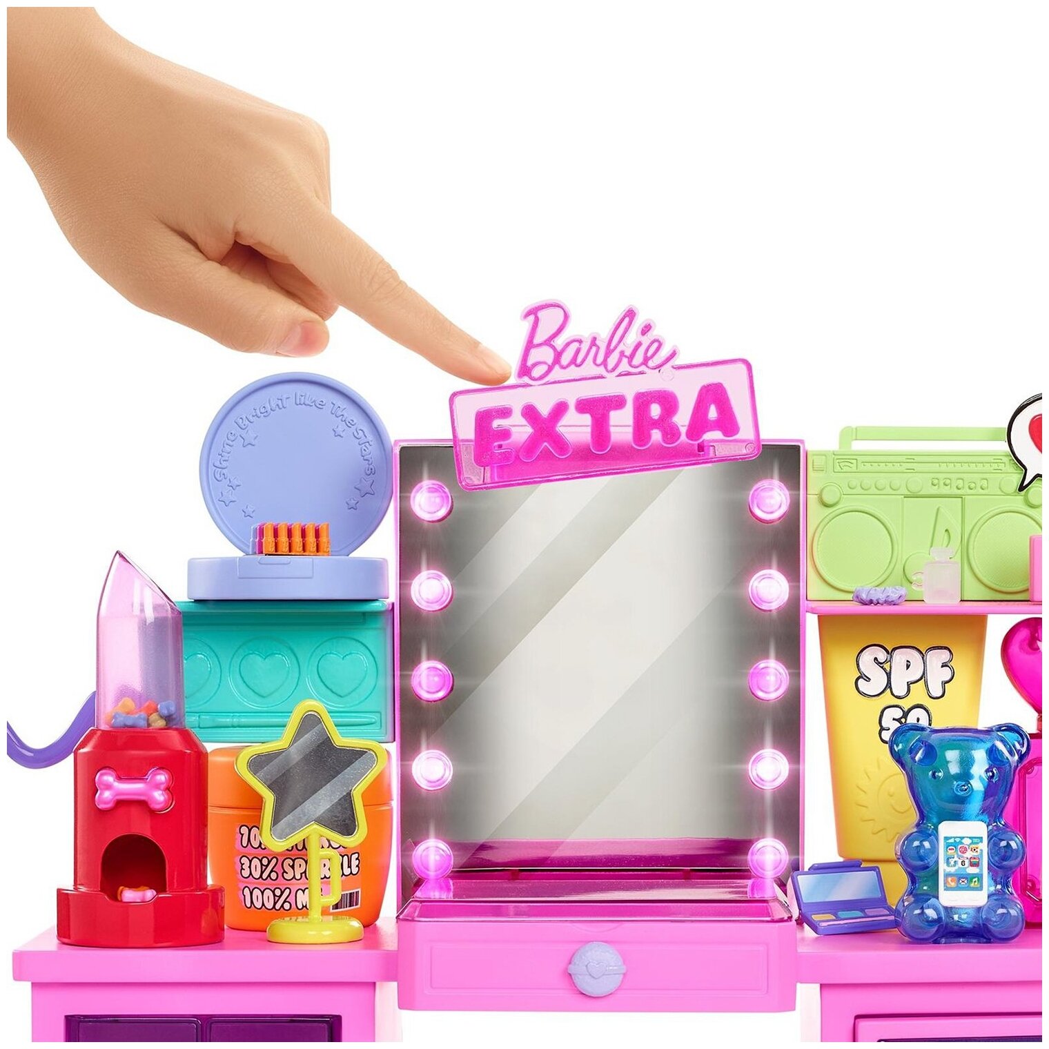 Barbie Экстра Игровой набор "Туалетный столик" - фото №2