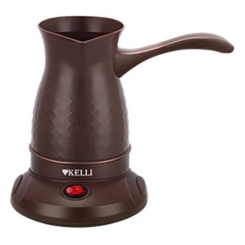 Турка электрическая Kelli KL-1394 600 мл 800 Вт коричневая 81400₽