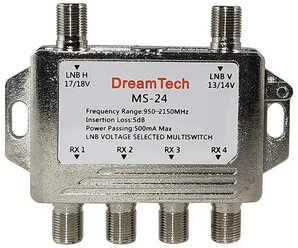 Мультисвитч радиальный DreamTech 2x4, MS-2401