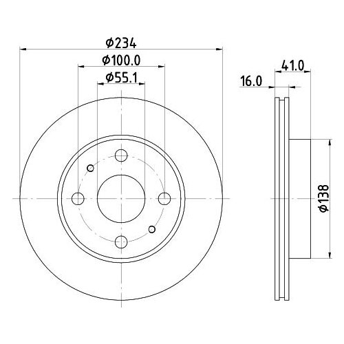 NISSHINBO ND1020K Диск тормозной