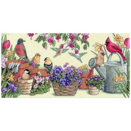 Набор для вышивания Classic Design 4390 Садовые друзья